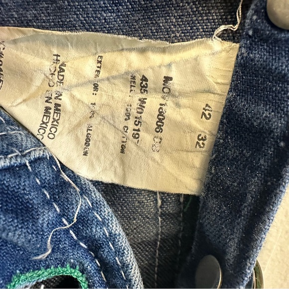 Liberty Blue Denim Carpenter Bib Overalls 42 x 32 - Picture 15 of 15